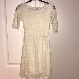 Delias White Lace Dress